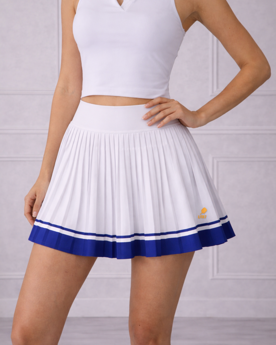 LITA - ACTIVEFLOW SKORT - Ivory Court White, XL image