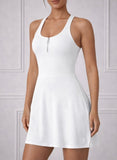 LITA- COURTLINE DRESS - Almond White, L image