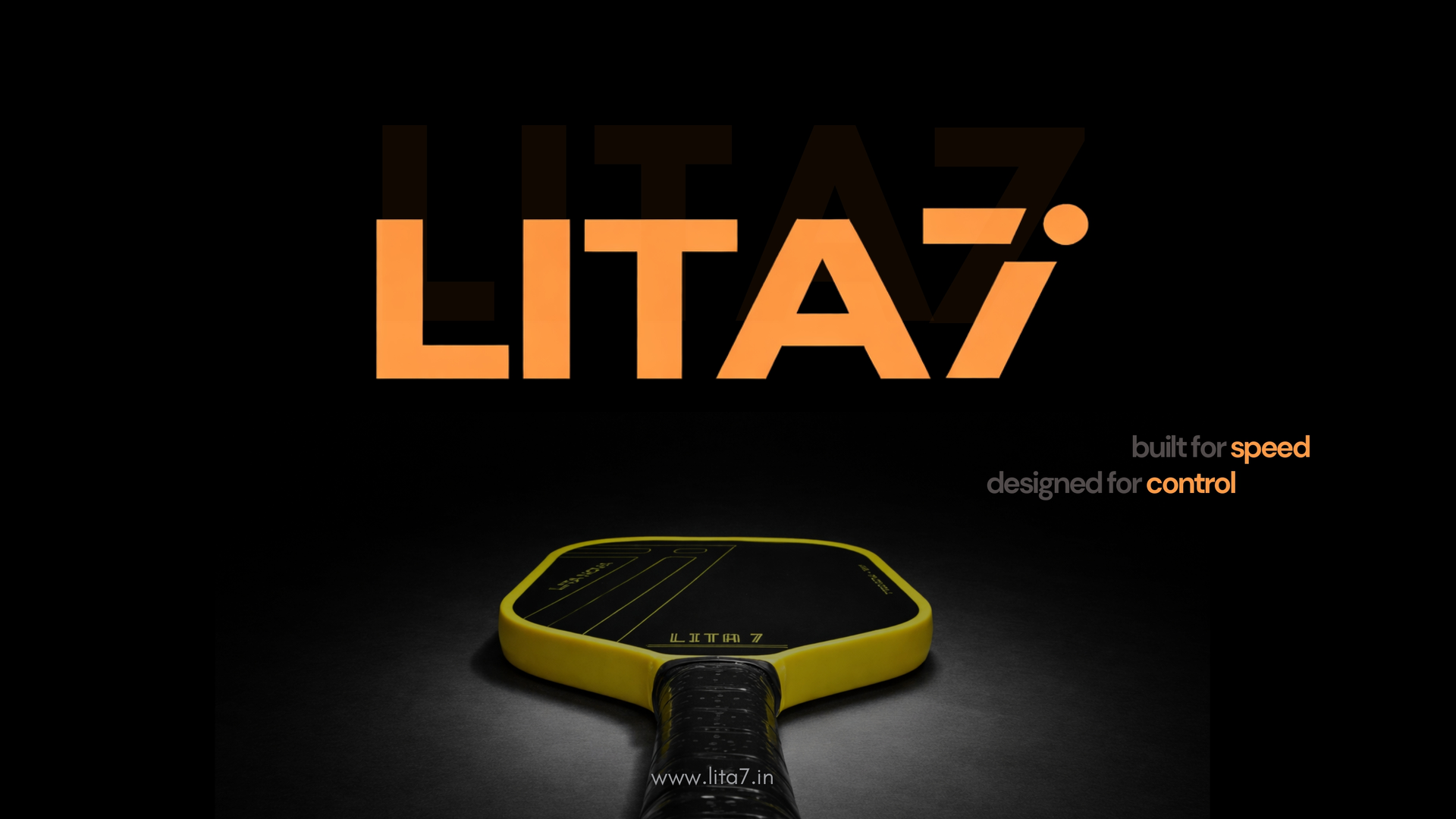 Lita7 paddles built for speed and designed for control